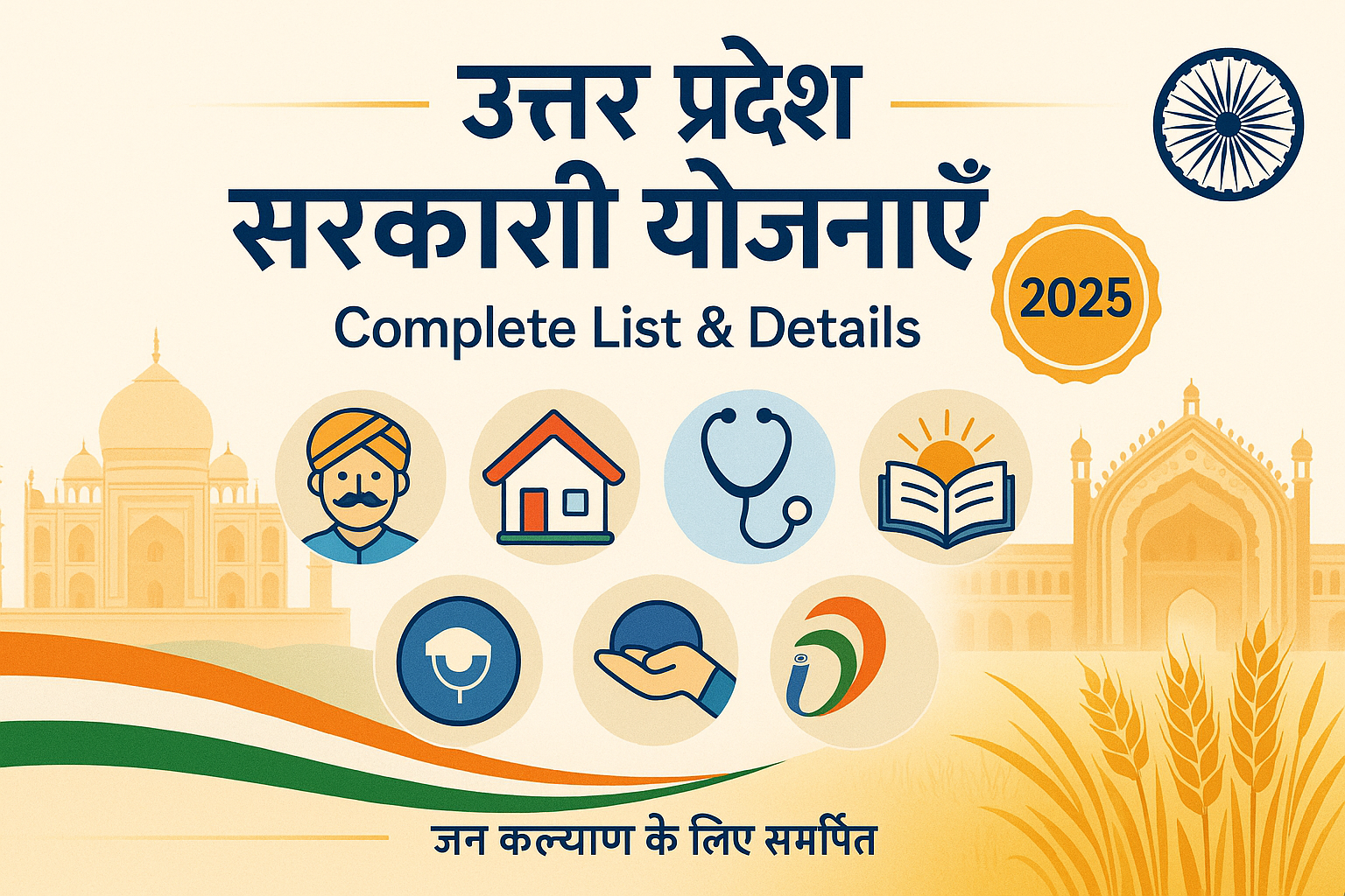 UP Yojana List 2025 उत्तर प्रदेश की सभी सरकारी योजनाओं की पूरी जानकारी